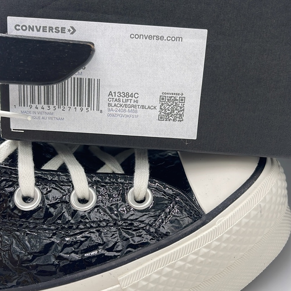 Converse WMNS High-Tops Platform Sneakers CTAS LIFT HI
BLACK/EGRET/BLACK - Picture 16 of 16
